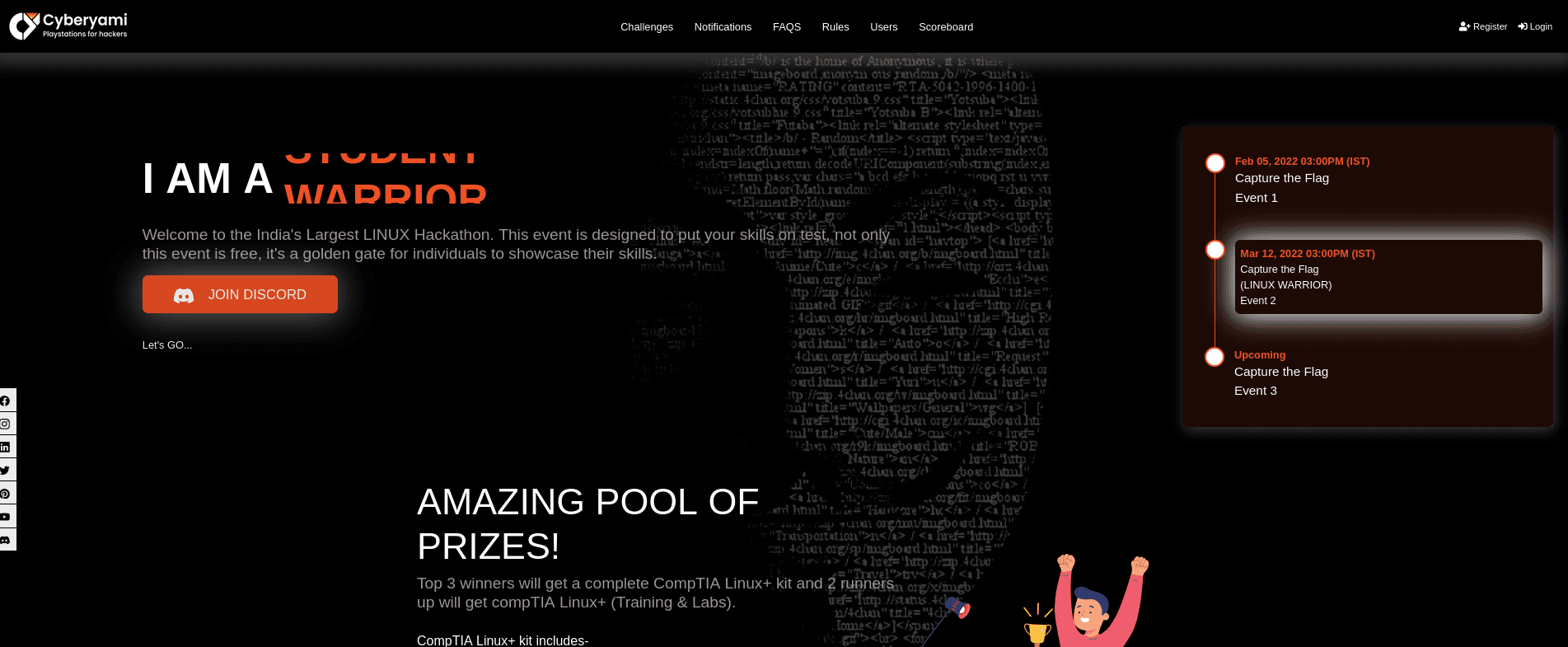 CyberYami CTF - LINUX WARRIOR - Write-up